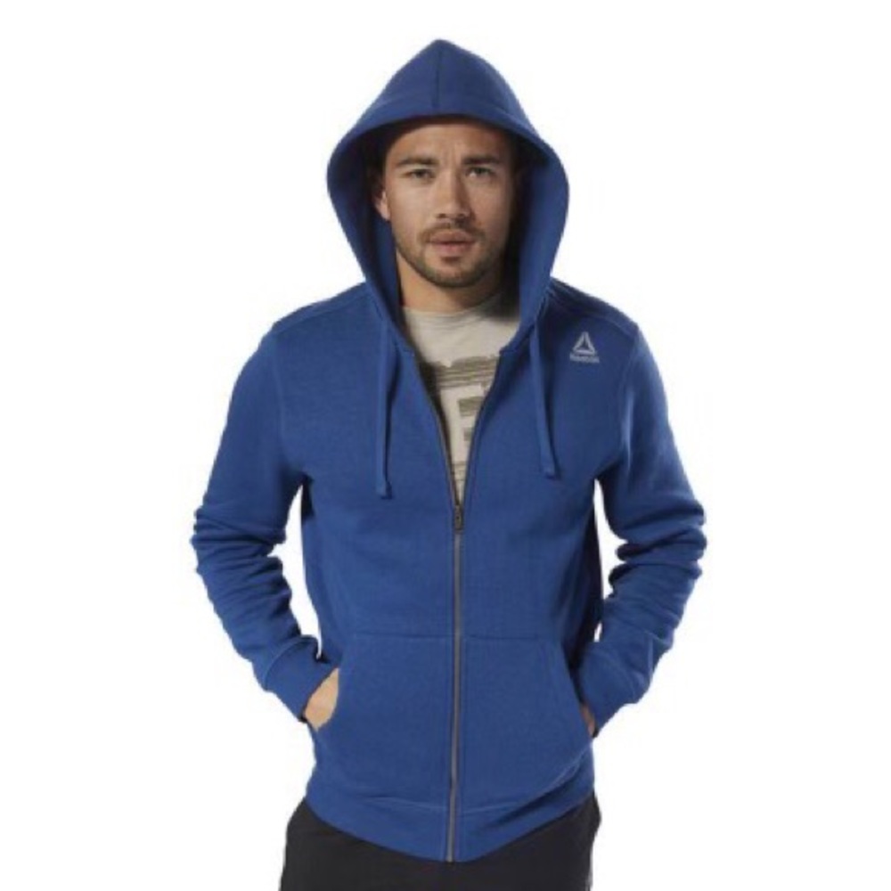 Rebook zip up hoodie